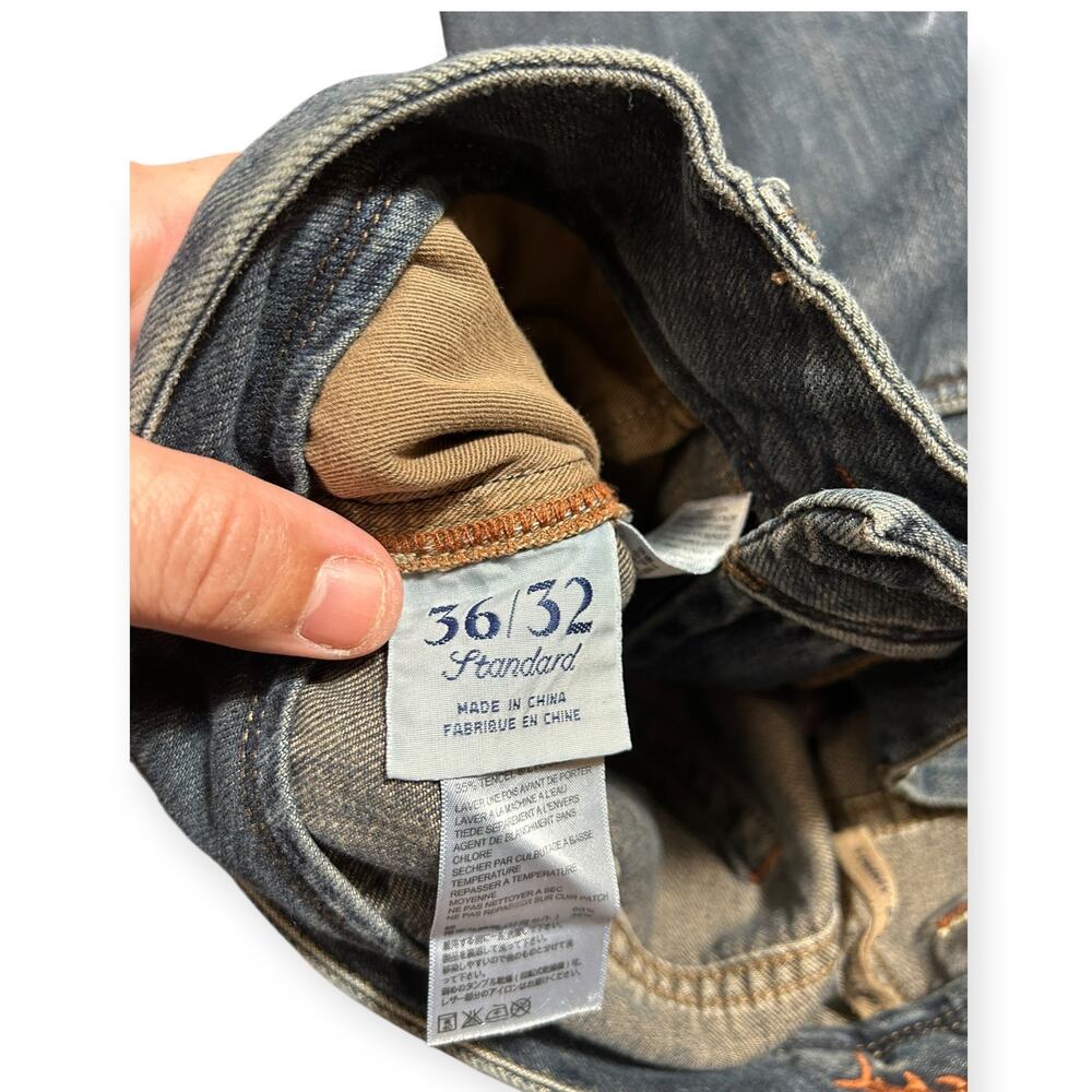 Tommy Bahama 36x32 Jeans Dark Wash Straight Denim Lyocell Blend Men M07 - Picture 5 of 6